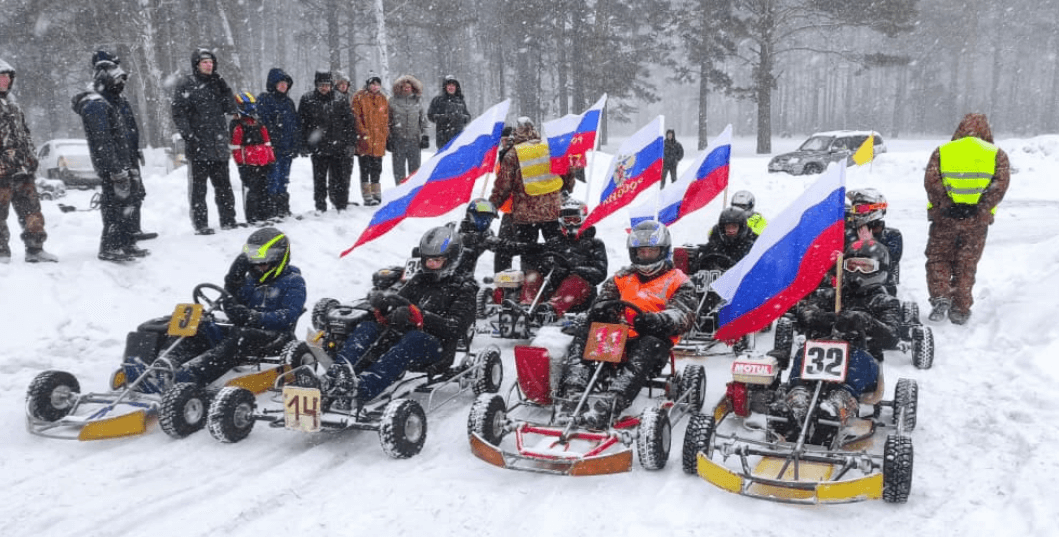 Томск принимает этап чемпионата и первенства региона по зимнему картингу